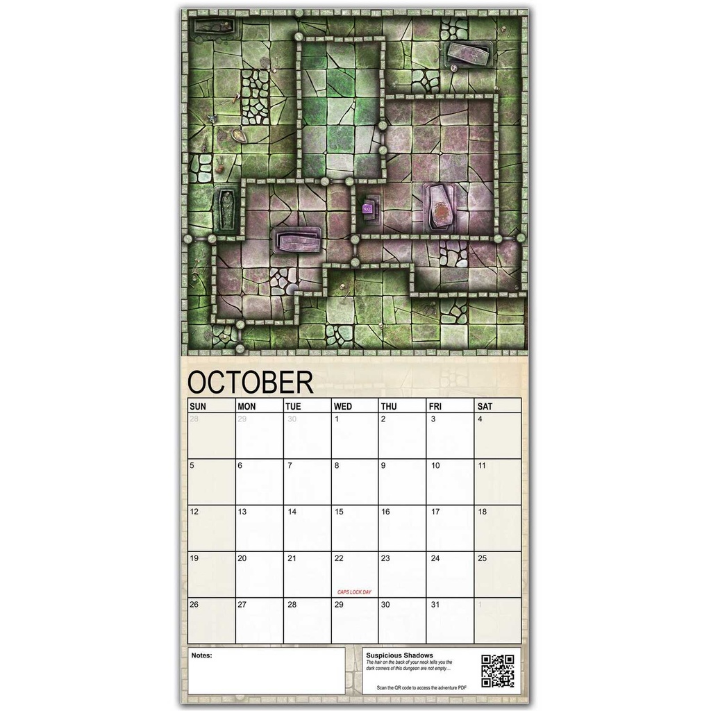 Calendar of Many Adventures (2025)