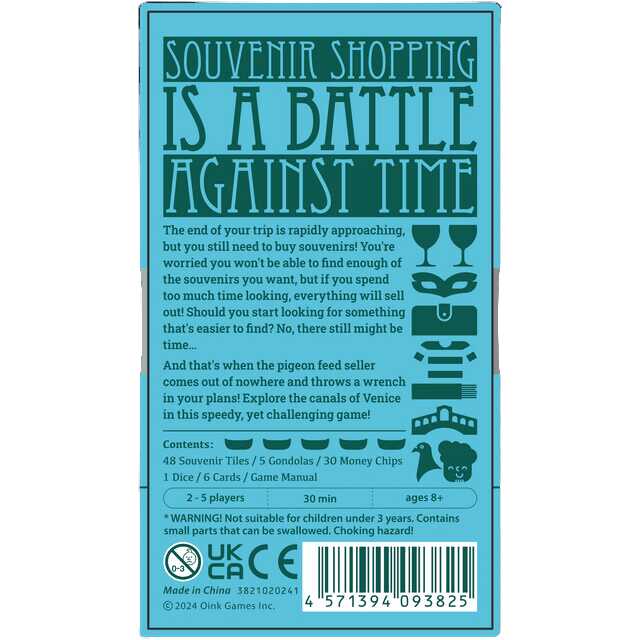 Souvenirs from Venice Cover Rear