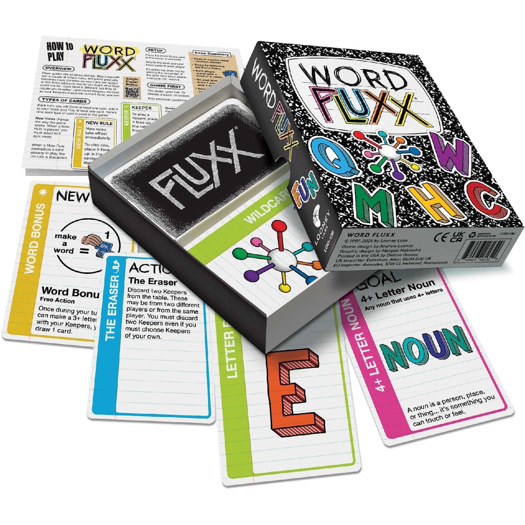 Fluxx - Word Fluxx Components