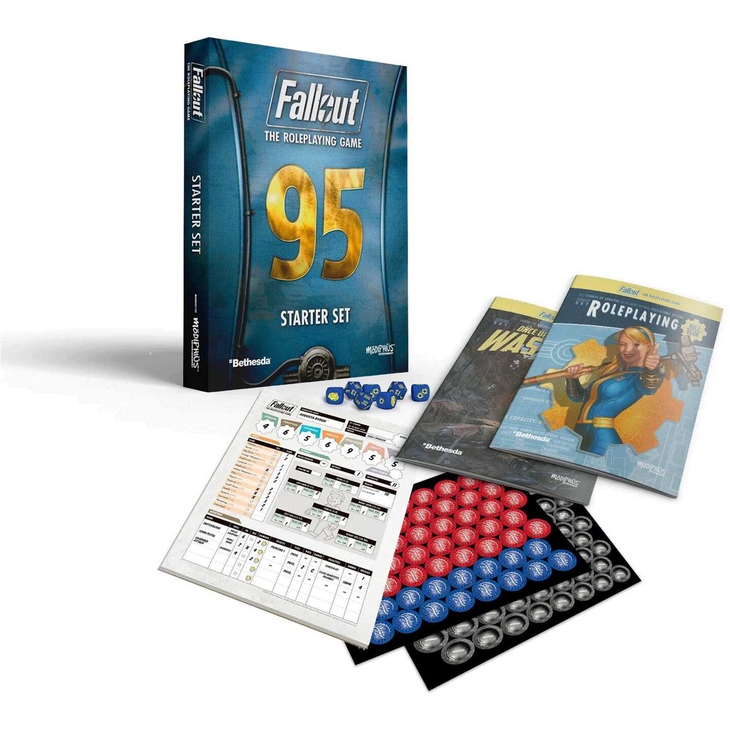 Fallout: RPG: Starter Set Components