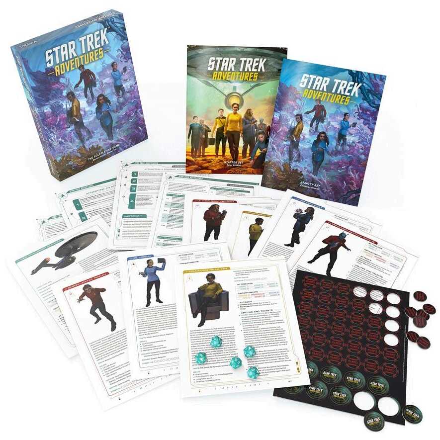 Star Trek Adventures 2nd Edition: Starter Set Components