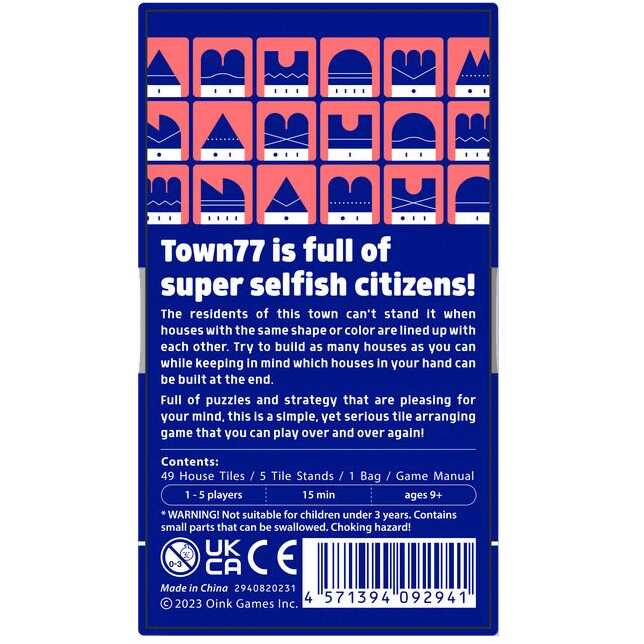 Town 77 Cover Rear