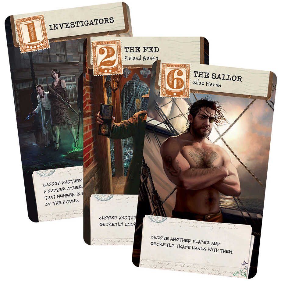 Arkham Horror Lovecraft Letter Cards
