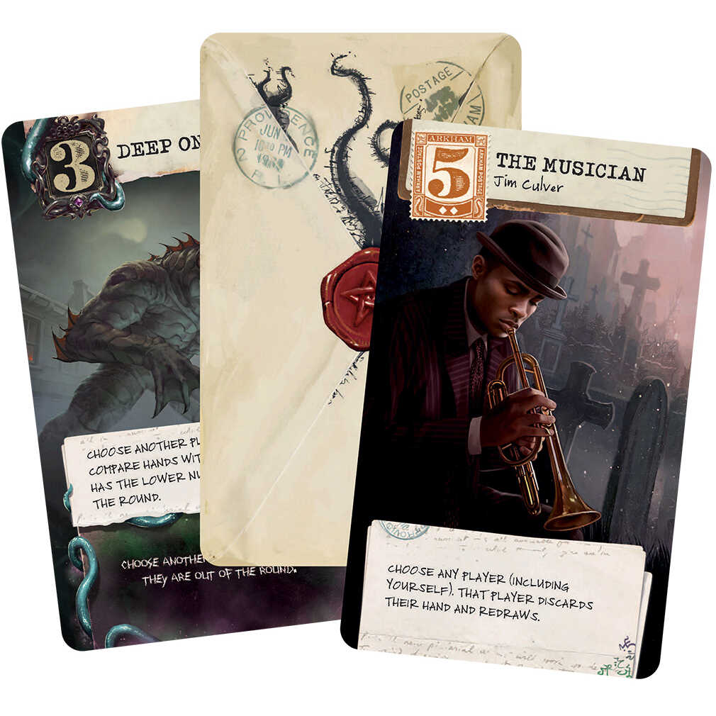 Arkham Horror Lovecraft Letter Cards
