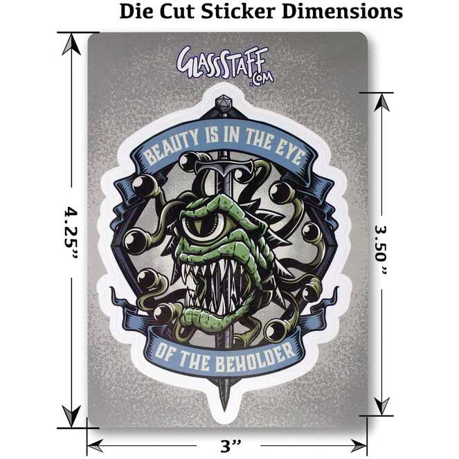 Forged - Eye of the Beholder Waterproof Die Cut Vinyl Sticker