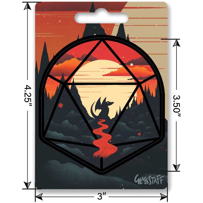 Forged - Young Dragon Scene Waterproof Die Cut Vinyl Sticker