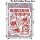 Forged - Dungeons & Doggos Waterproof Die Cut Vinyl Sticker