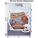 Forged - Guess I'll Die Waterproof Die Cut Vinyl Sticker
