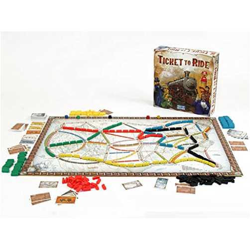 Ticket to Ride Setup In Play