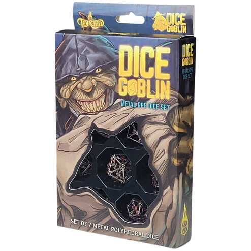 Forged - Dice Goblin Bones Hollow Metal RPG Dice Set