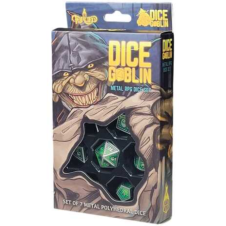 Forged - Dice Goblin Scales Metal RPG Dice Set