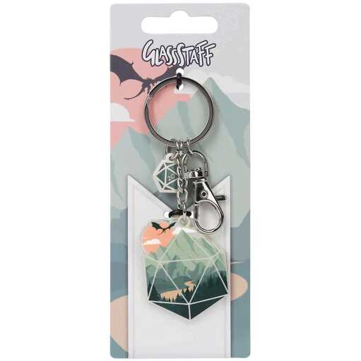 Forged - Scenic D20 Keychain