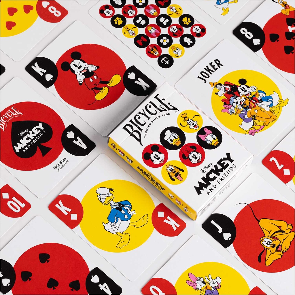 Bicycle Playing Cards: Disney Mickey and Friends Components