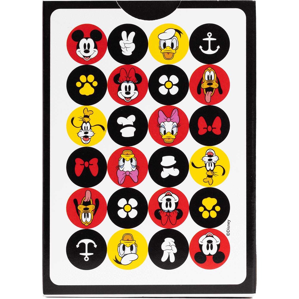 Bicycle Playing Cards: Disney Mickey and Friends Cover Rear