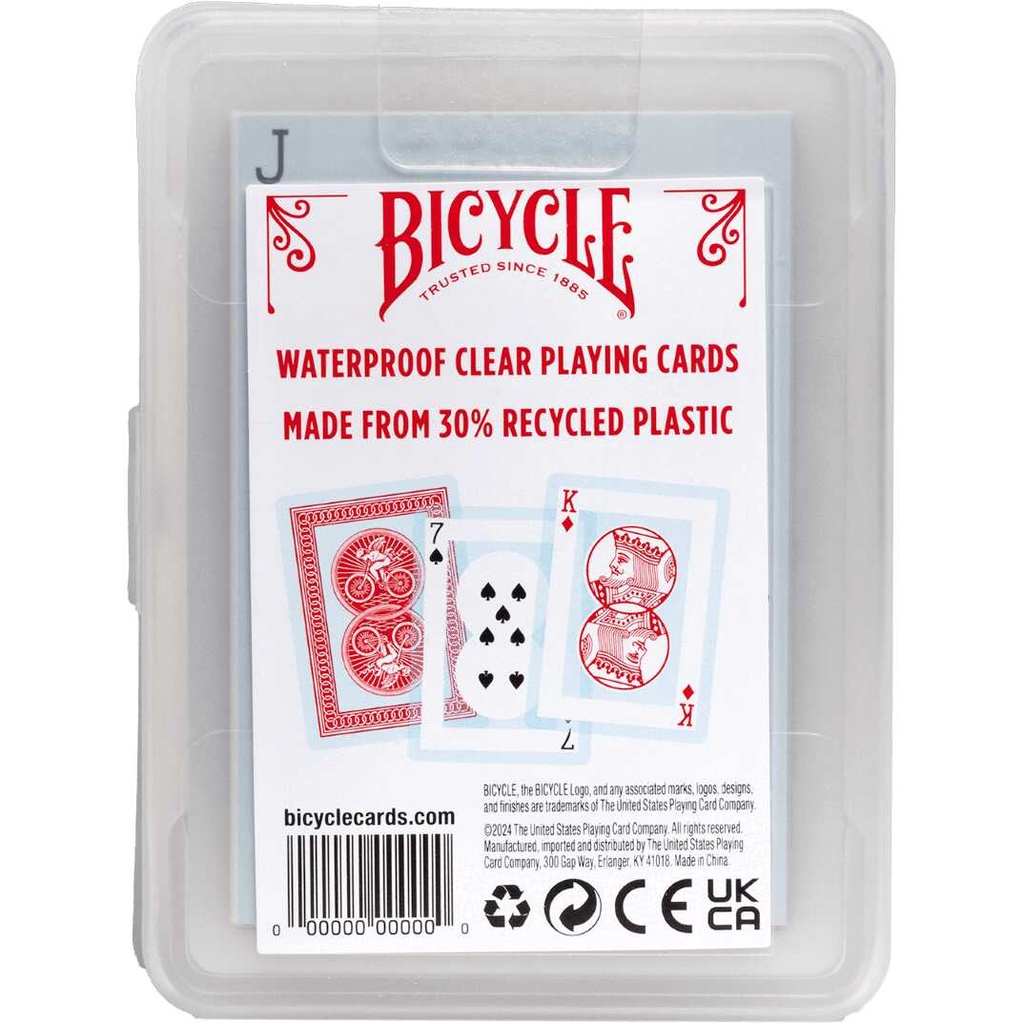 Bicycle Playing Cards: Waterproof Box Rear