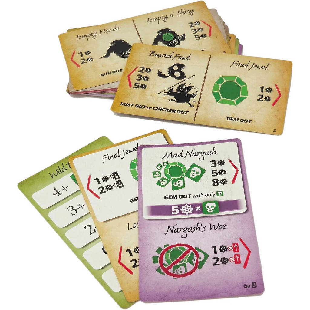Emerald Skulls Cards