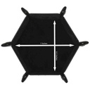 Forged - Dice Goblin Hexagon Snap Folding Dice Tray Size