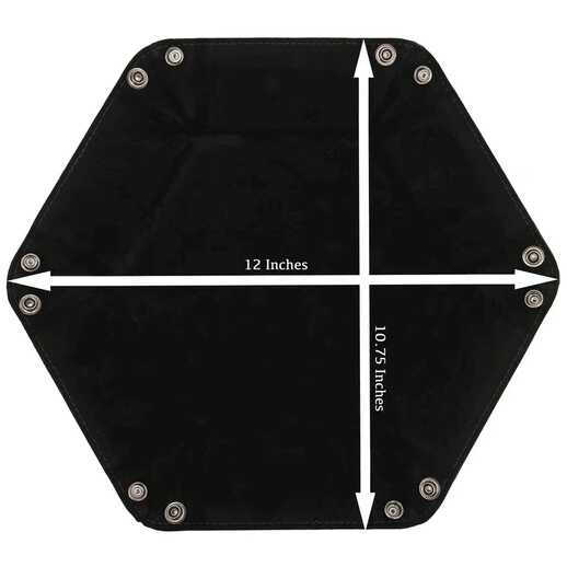 Forged - Dice Goblin Hexagon Snap Folding Dice Tray Size