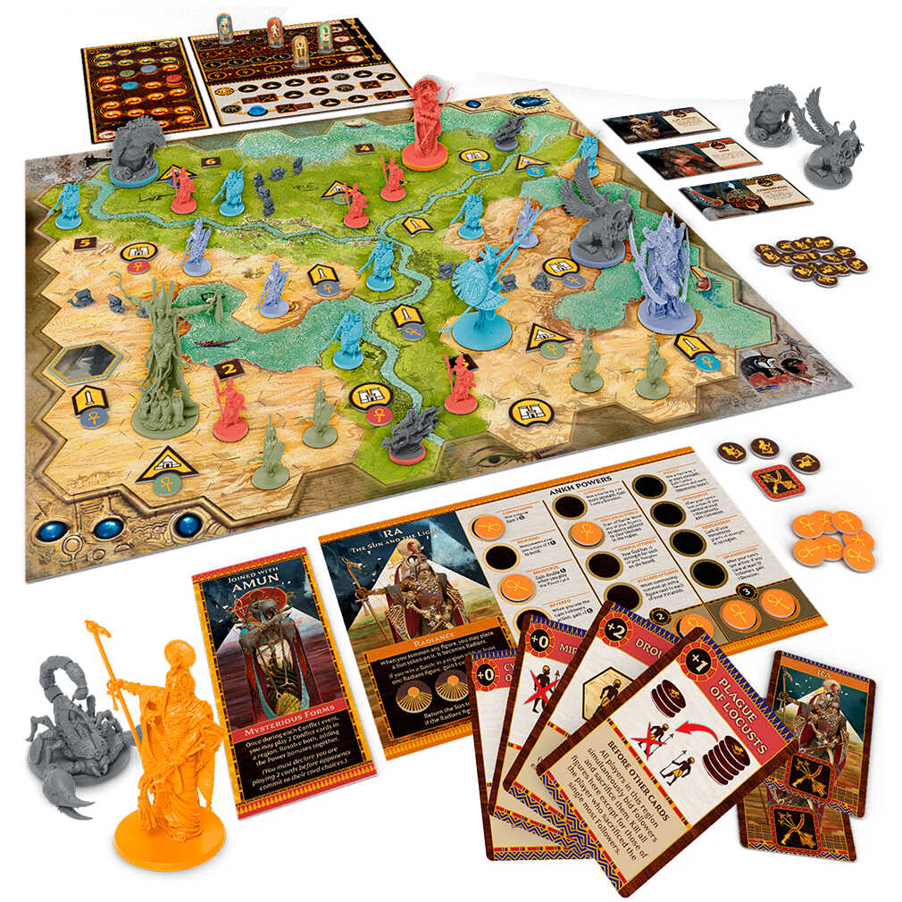 Ankh: Gods of Egypt Setup In Play