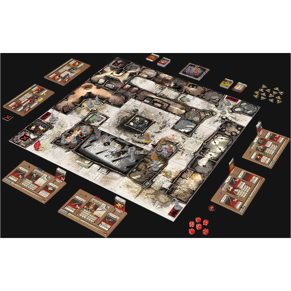 Zombicide: Black Plague Setup In Play