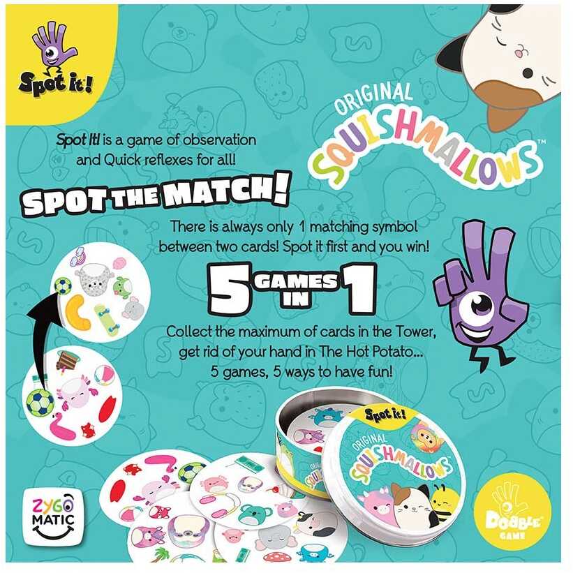 Spot It: Squishmallows Cover Rear