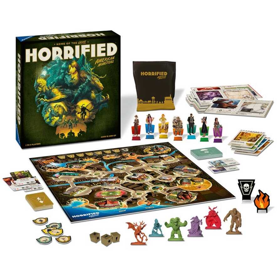 Horrified: American Monsters Components