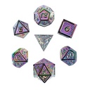 Forged - Fey Fatale Metal RPG Dice Set