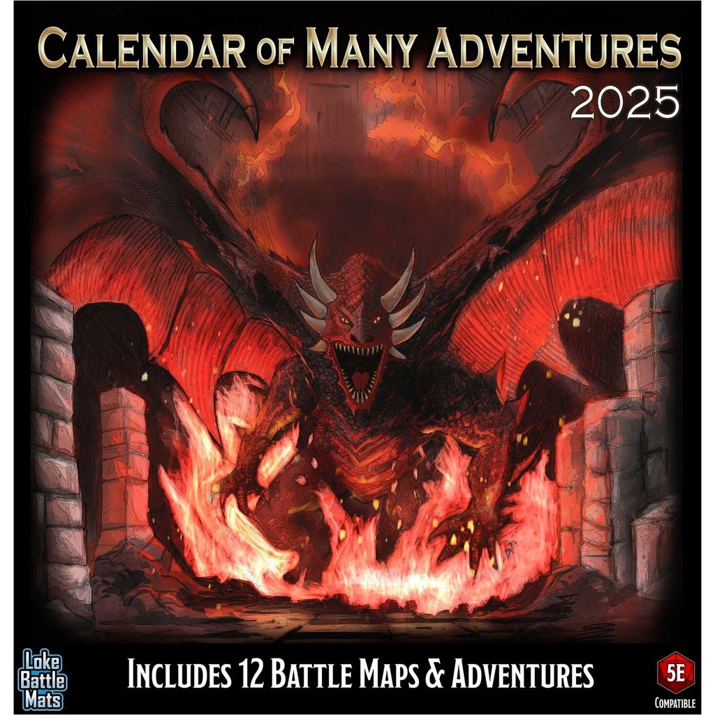 Calendar of Many Adventures (2025)