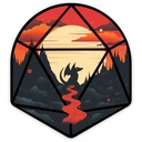 Forged - Young Dragon Scene Waterproof Die Cut Vinyl Sticker