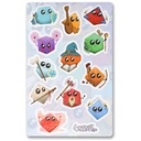 Forged - Kawaii Dice Classes Waterproof Die Cut Vinyl Sticker