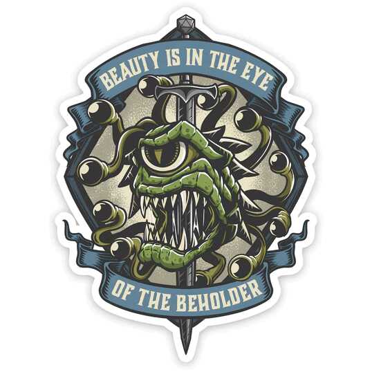 Forged - Eye of the Beholder Waterproof Die Cut Vinyl Sticker