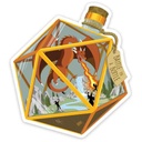 Forged - Battle in a Bottle Waterproof Die Cut Vinyl Sticker