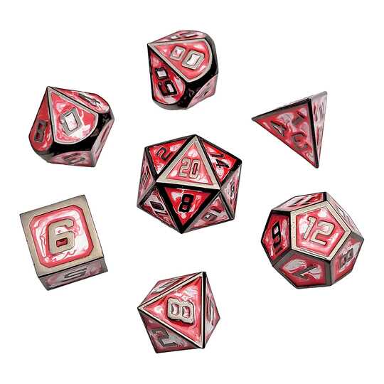 Forged - Blood Bank Metal RPG Dice Set