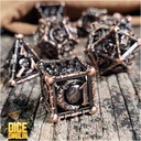 Forged - Dice Goblin Crescent Orb Metal RPG Dice Set