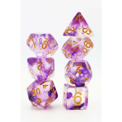 [FOM_2155] Foam Brain - Electric Iris RPG Dice Set