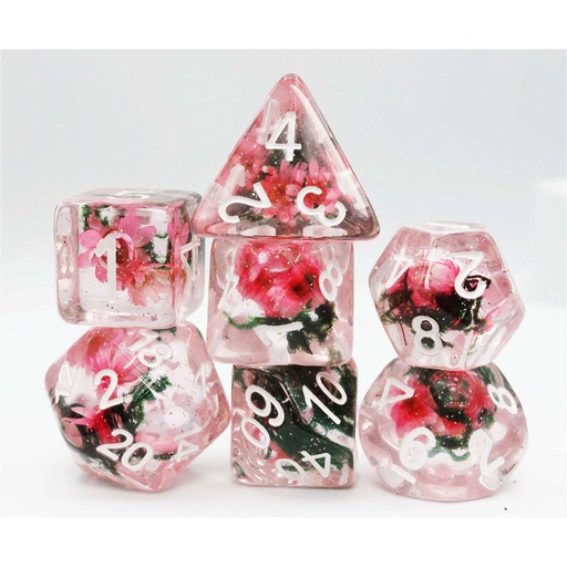 [FOM_2433] Foam Brain - Carnation Love RPG Dice Set
