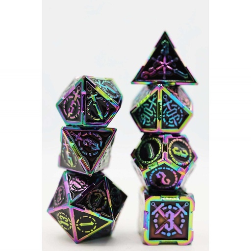 [FOM_4162] Foam Brain - Sword of Europa - Metal RPG Dice Set