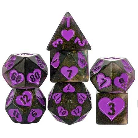 [FOM_2626] Foam Brain - Jealous Love RPG Dice Set