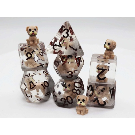[FOM_2407] Foam Brain - Hazel the Good Doggo RPG Dice Set