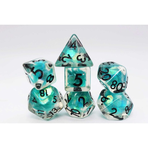 [FOM_2550] Foam Brain - Siren Sparkle RPG Dice Set