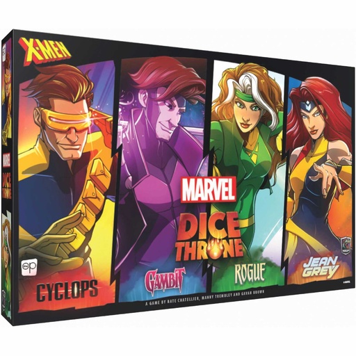 [USO_DT011877] Dice Throne: Marvel X-Men Box 2 - Cyclops, Gambit, Rogue, and Jean Grey