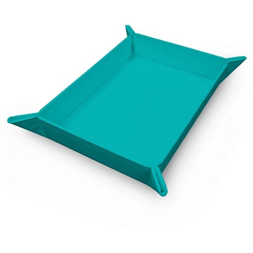 [ULP_16340] Dice Tray: Vivid Magnetic Foldable - Teal