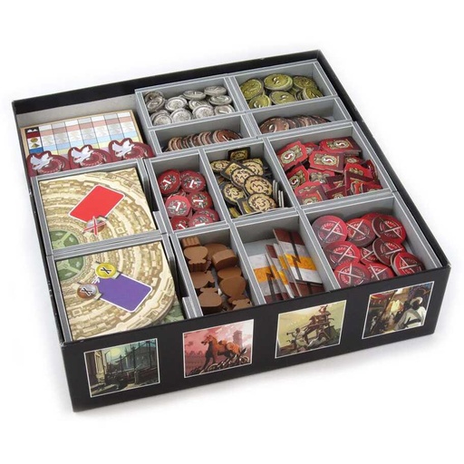 [FDS_7WO] Folded Space Box Insert: 7 Wonders and Babel, Wonder Pack, Cities, and Leaders Expansions