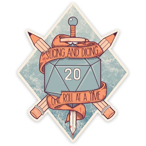 [FORGE_GS-STK-SLCNDICE] Forged - Slicing & Dicing Waterproof Die Cut Vinyl Sticker