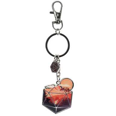 [FORGE_GS-KEY-D20HERO] Forged - D20 Hero Keychain