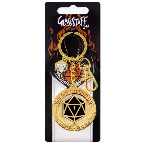 [FORGE_GS-KEY-TRY-WHT] Forged - You Can Certainly Try Keychain