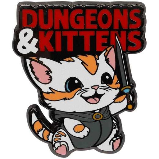 [FORGE_GS-PIN-DNGNKITN] Forged - Dungeons & Kittens Enamel Pin