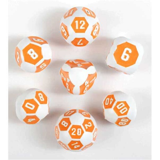 [FORGE_ROBO-ROLL7] Forged - Robo Roll 7-Piece Metal Dice Set