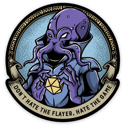 [FORGE_GS-STK-FLAYER] Forged - Don't Hate the Flayer Waterproof Die Cut Vinyl Sticker
