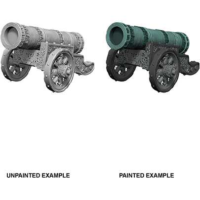 [WZK_90199] Deep Cuts Unpainted Miniatures: Large Cannon (new)